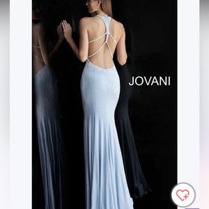 jovani prom dress! worn once and hemmed about 3 inches.